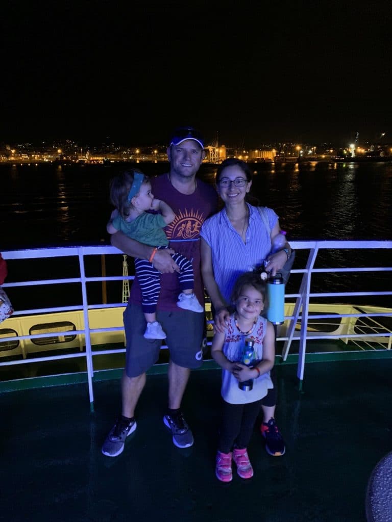 Ferry ride with kids