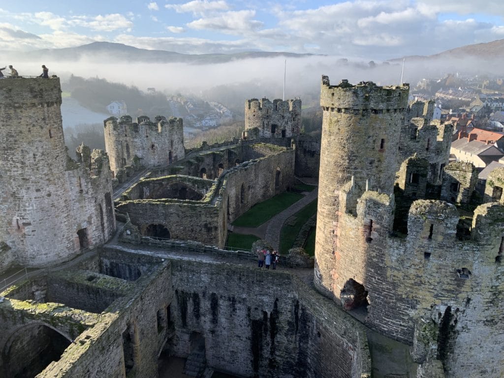 Stunning Castles, Wales, Puddles and Passports