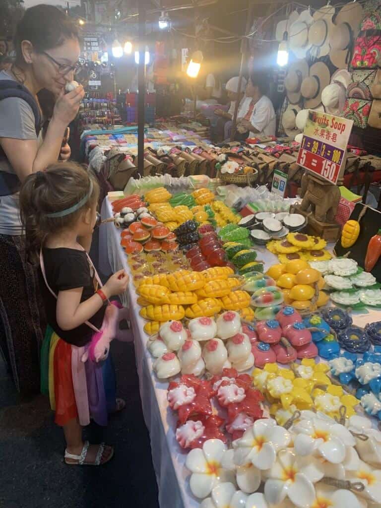Chiang Mai markets with kids
