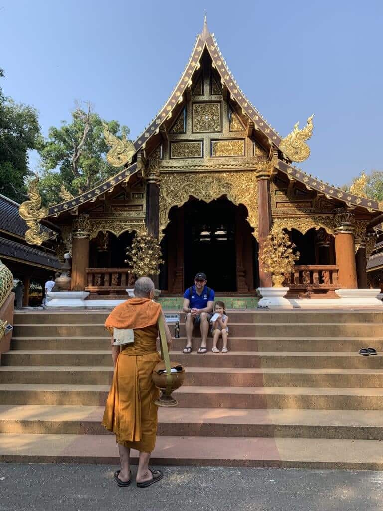 Chiang Mai Temple with kids